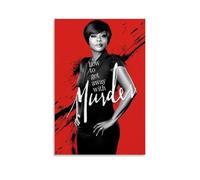 How to Get Away with MurderWaterproof And Stain Resistant Decorative Paintings Living Room Bedroom, Office Hanging Paintings Free Framing High-definition Posters Creative Home DecorUnframe-style16x24i