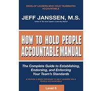 How to Hold People Accountable Manual