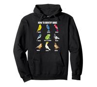 How To Identify A Bird Funny Birdwatcher Ornithologist Pullover Hoodie