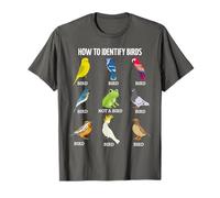 How To Identify A Bird Funny Birdwatcher Ornithologist T-Shirt