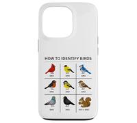 How To Identify A Bird Funny Birdwatching Cute Squirrel Joke Case for iPhone 13 Pro
