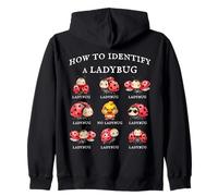 How to identify a Ladybug. Funny Nature Outdoor cute Zip Hoodie