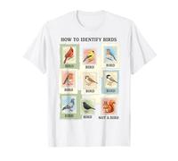 How to Identify Birds Funny Squirrel Ornithology T-Shirt