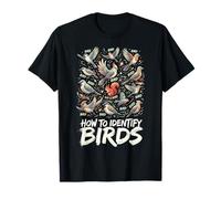 How to Identify Birds Funny Squirrel Ornithology T-Shirt
