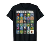 How to Identify Birds Funny Squirrel Ornithology T-Shirt
