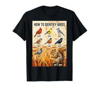 How to Identify Birds Funny Squirrel Ornithology T-Shirt
