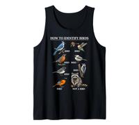 How to Identify Birds Humorous Raccoon Identification Tank Top