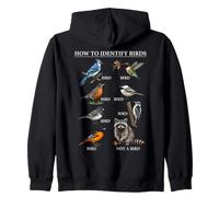 How To Identify Birds Humorous Raccoon Identification Zip Hoodie