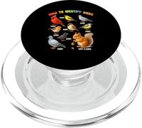How To Identify Birds Squirrel Birdwatcher Birder Zookeeper PopSockets PopGrip for MagSafe
