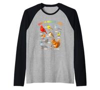 How To Identify Birds Squirrel Birdwatcher Birder Zookeeper Raglan Baseball Tee