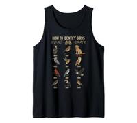How to Identify Birds Vintage Humorous Birdwatching Tank Top