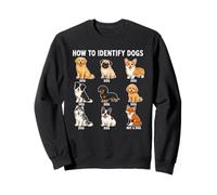 How To Identify Dogs Funny Dog Chart Humor Breeds Sweatshirt