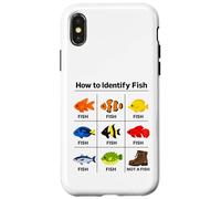 How to Identify Fishes Funny Fish Identification Fisherman Case for iPhone X/XS
