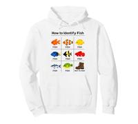 How to Identify Fishes Funny Fish Identification Fisherman Pullover Hoodie