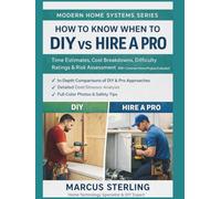 How to Know When to DIY vs Hire a Pro: Time Estimates, Cost Breakdowns, Difficulty Ratings & Risk Assessment 100+ Common Home Projects Evaluated (Modern Home Systems Series)
