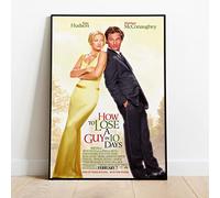 How To Lose A Guy In 10 Days Classic Movie Promo Poster - Huge 36"x24" Similar to A1 Vintage Retro Reproduction SEP134