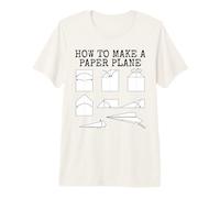How to Make A Paper Plane, Airplane Aeroplane Funny Premium T-Shirt