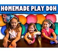 How to make Easy Homemade Play Doh / No Cooking