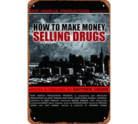 How to Make Money Selling Drugs Movie (2013) Plaque Poster Metal Tin Sign 8" x 12" Vintage Retro Wall Decor