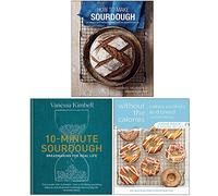 How To Make Sourdough [Hardcover], 10-Minute Sourdough [Hardcover], Cakes Cookies and Bread Without the Calories 3 Books Collection Set