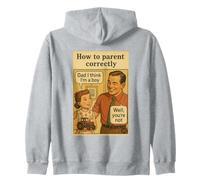 How To Parent Correctly Zip Hoodie