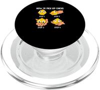 How To Pick Up Chicks Cheesy Pick-Up Lines Chicken Lover PopSockets PopGrip for MagSafe