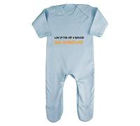 How to Piss Off a Redhead: Say Something Statement Baby Romper Jumpsuit with feet, 0-3 Months, Pastel Blue
