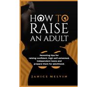 HOW TO RAISE AN ADULT: Parenting Tips For Raising Confident, High Self-esteemed, Independent Teens And Prepare Them For Adulthood.