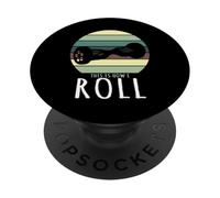 How to Roll Retro Hoverboard Design PopSockets Adhesive PopGrip