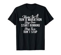 How To Run A Marathon Funny Running T-Shirt