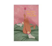 How to Say FCK YOU in A Nice Way Canvas Poster Bedroom Decor Landscape Office Room Decor Gift 12x18inch(30x45cm)