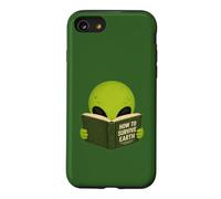 How To Survive Earth Funny Aliens Lovers Sarcastic Kids Case for iPhone SE (2020) / 7/8