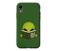 How To Survive Earth Funny Aliens Lovers Sarcastic Kids Case for iPhone XR