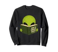 How To Survive Earth Funny Aliens Lovers Sarcastic Kids Sweatshirt