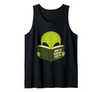 How to Survive Earth Funny Aliens Lovers Sarcastic Kids Tank Top