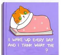 ‘How To Survive The Bullsh!t’ Book, Dark Humor Meets Cute Art, Offensively Cute Motivational Parody Book, 40+ Pages of Brutally Honest for Adults Who Hate Toxic Positivity (Purple)