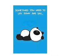 ‘How To Survive The Bullsh!t’ Book, Dark Humor Meets Cute Art, Offensively Cute Motivational Parody Book, 40+ Pages of Brutally Honest for Adults Who Hate Toxic Positivity (Blue)