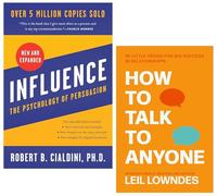 How to Talk to Anyone & Influence : The Psychology of Persuasion 2 Books Collection Set