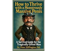 How to Thrive with a Monstrously Massive Penis: A Survival Guide for the Tragically Gifted Man: Adult Humor Gag Gift Book for Men, Perfect for Birthdays, White Elephant, Ultimate Joke Present