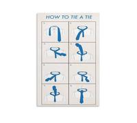 How to Tie A Full Windsor Knot Poster Multiple Bow Tie Styles (4) Poster For Bedroom Kitchen Bathroom Living Room Office Decor 08x12inch(20x30cm) Unframe-style