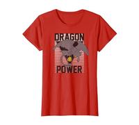 How to Train Your Dragon 3 Dragon Power T-Shirt, Women, Red, Large