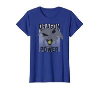 How to Train Your Dragon 3 Dragon Power T-Shirt, Women, Royal Blue, Small