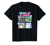 How to Train Your Dragon 3 Dragon Power T-Shirt, Youth, Black, X-Small