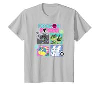 How to Train Your Dragon 3 Dragon Power T-Shirt, Youth, Silver Grey, Medium