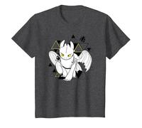 How to Train Your Dragon 3 Dragon Wrap T-Shirt, Youth, Dark Heather Grey, 2T
