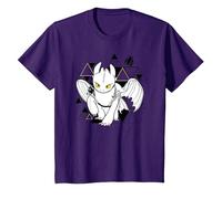 How to Train Your Dragon 3 Dragon Wrap T-Shirt, Youth, Purple, Small