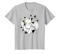 How to Train Your Dragon 3 Dragon Wrap T-Shirt, Youth, Silver Grey, 3T