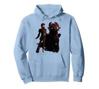 How to Train Your Dragon 3 Hiccup and Toothless Pullover Hoodie, Adult Unisex, Dusty Blue, Small