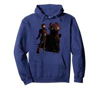 How to Train Your Dragon 3 Hiccup and Toothless Pullover Hoodie, Adult Unisex, Navy Blue, Large