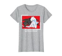 How to Train Your Dragon 3 Love and Loyalty T-Shirt, Women, Heather Grey, X-Large